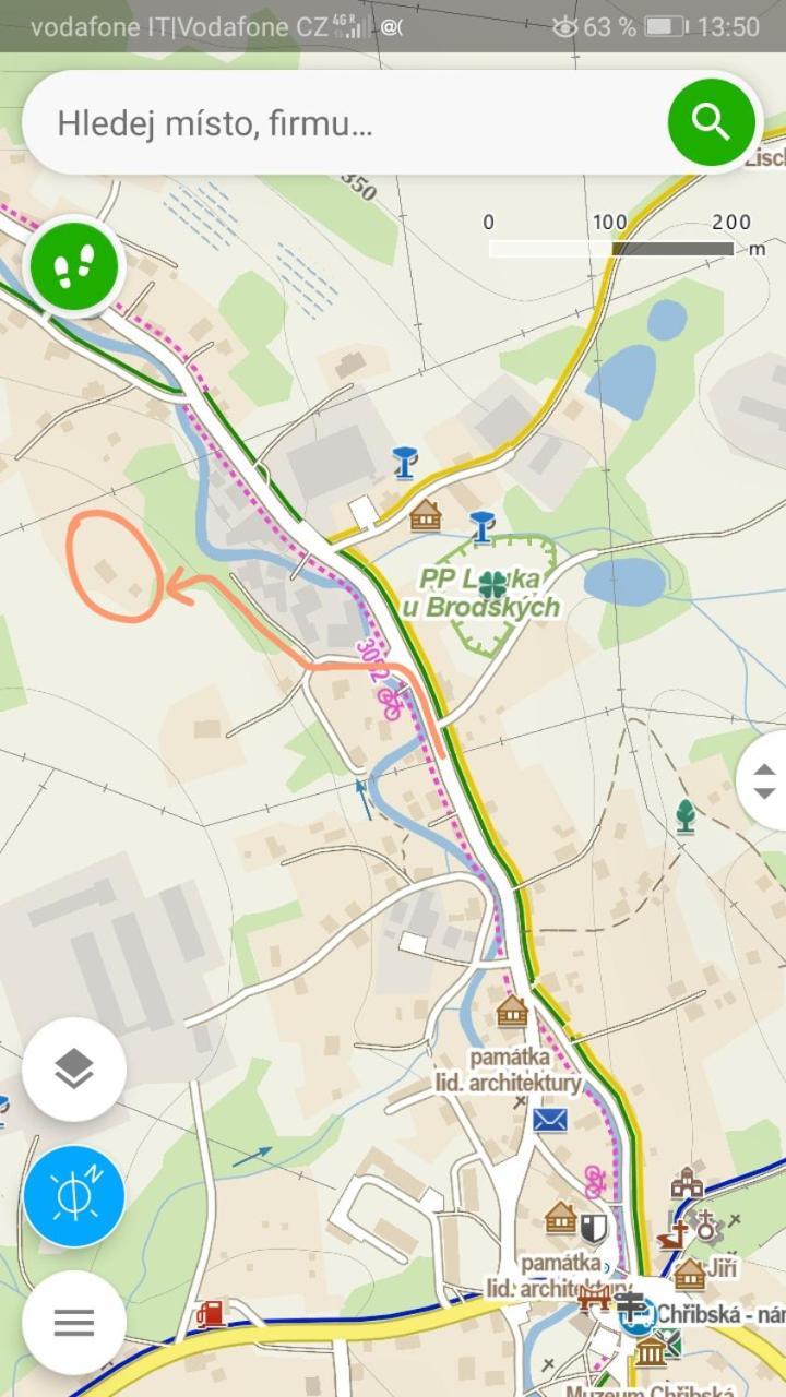 Chalupy Dolni Chřibská Ruang foto